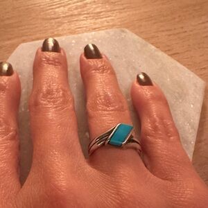 9.25 Silver, Turquoise Ring